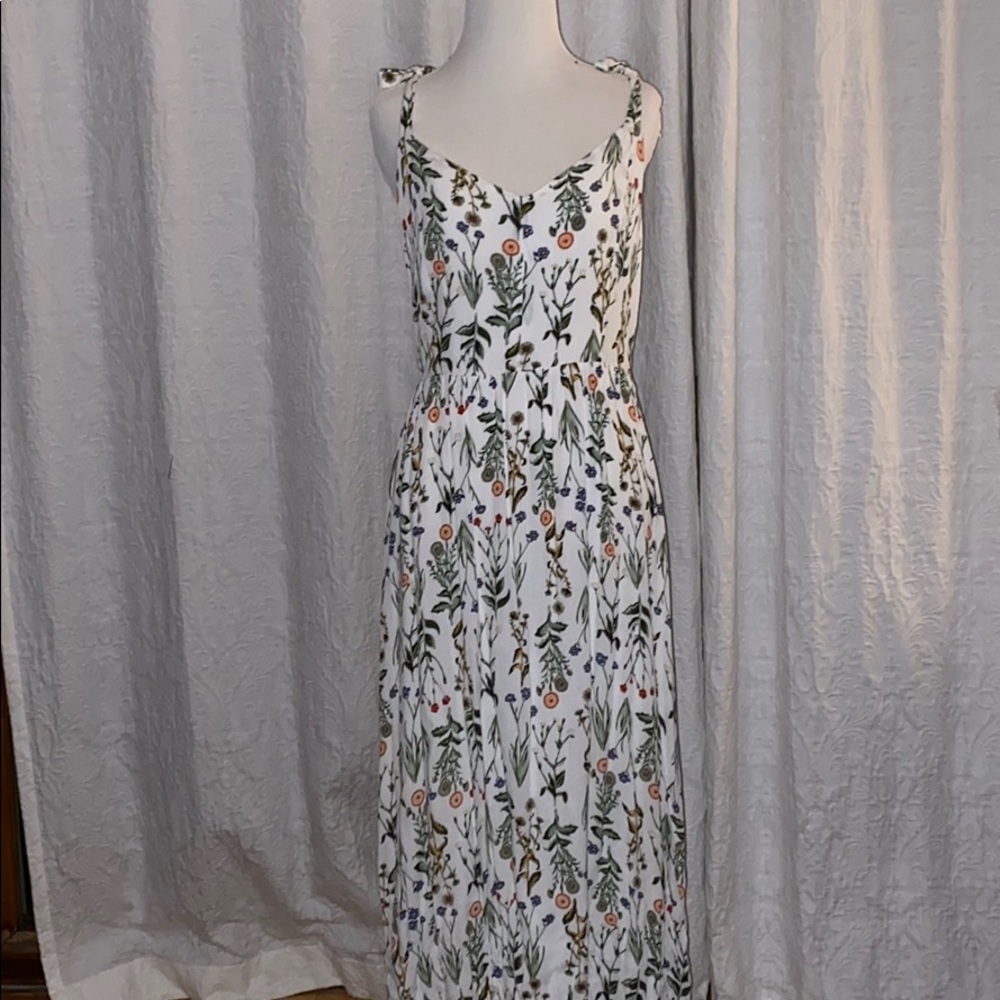 FLOWER MAXI DRESS